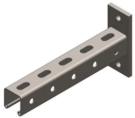 КУГ-100-41х41х2,0 Консоль усиленная горизонтальная (цинк)